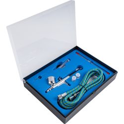 AIRCRAFT Air Brush Kit 0.2 0.3 0.5mm Nozzles With 1.8m Air Hose